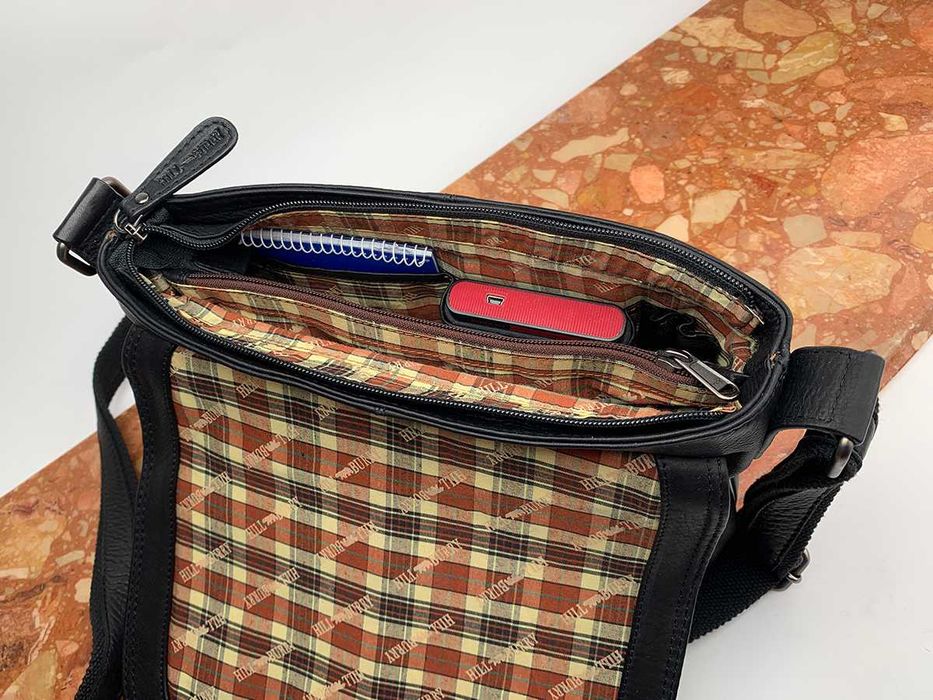 Сумка мужская кожаная Hill Burry 3094 Германия, сумка чоловіча шкіряна