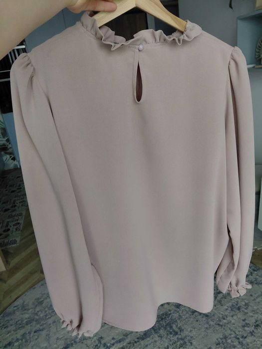 Elegancka bluzka, pudrowy róż