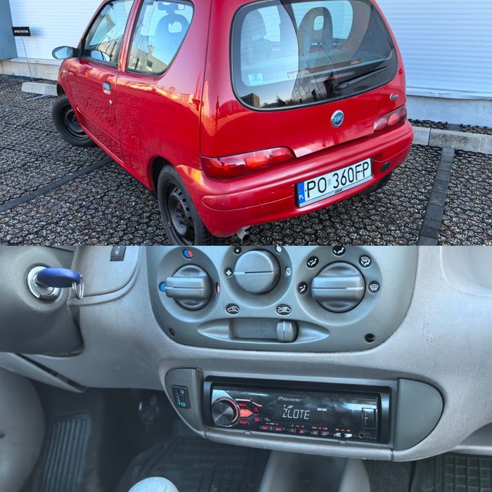 Fiat Seicento 1.1 GAZ 2007 Model 600 Salon PL Jazda za Grosze