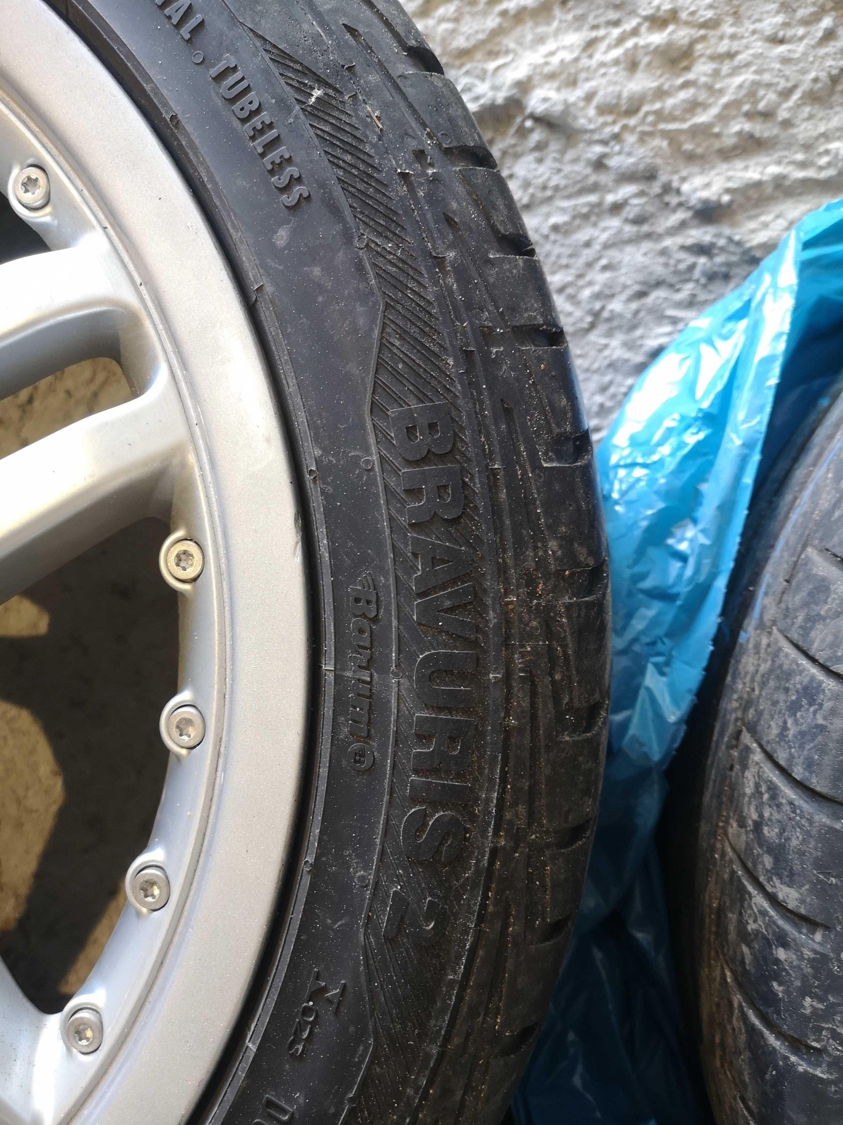 Felgi aluminiowe Mercedes 17" 7,5 8,5 Proste nienaprawiane BDB