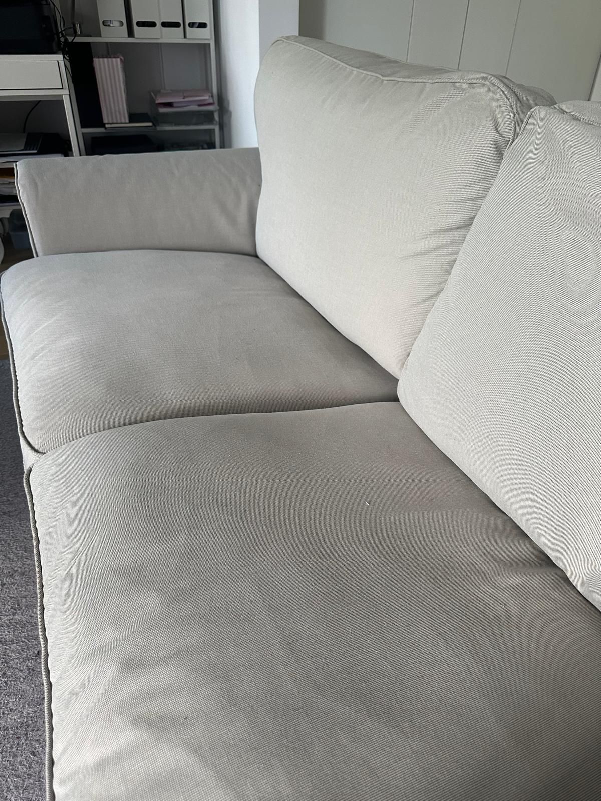 Ikea Ektorp sofa dwuosobowa beżowa w idealnym stanie