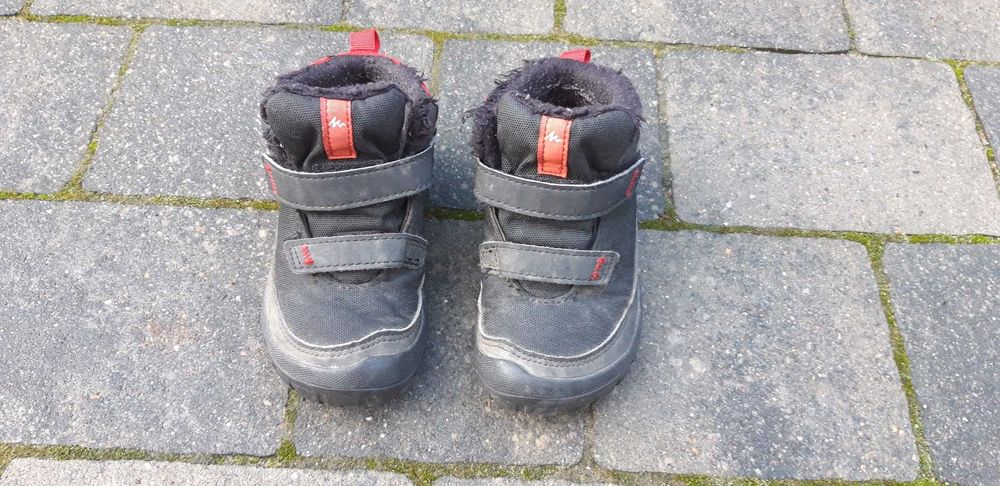 2 PARY zimowe buty decathlon quechua r. 25 i r. 27 15,5cm