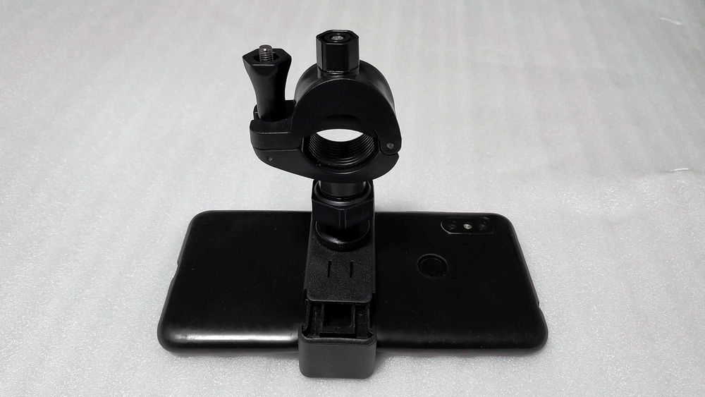 Держатель смартфона Крепление телефона на микрофонную стойку, пюпитр