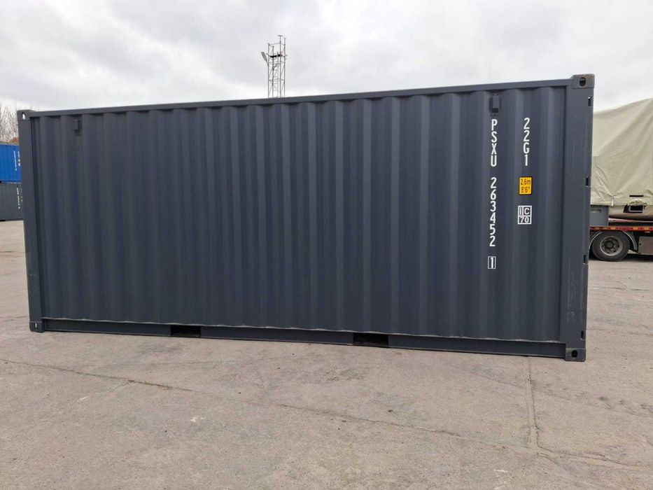 Kontener 20 DC one way RAL 7016