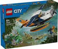Конструктор LEGO City 60425 Водный самолет для исследования джунглей