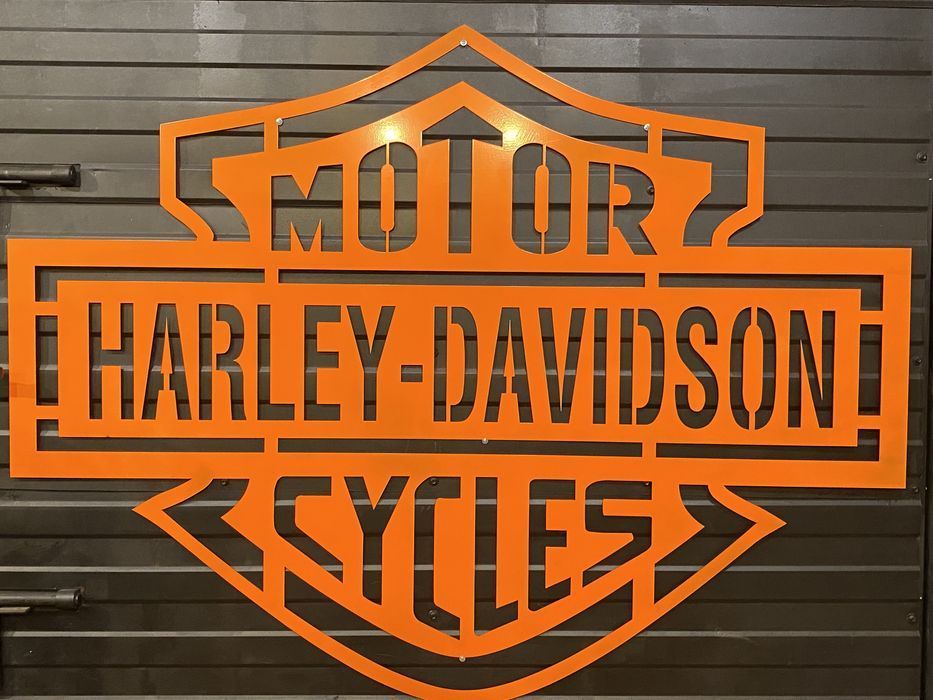 Harley davidson znaczek reklama emblemat