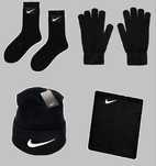 Комплект зимовий Nike = Шапка + бафф + перчатки + шкарпетки