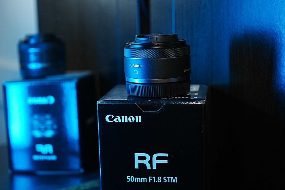 Objetiva Canon RF 50mm f/1.8 STM – Como Nova