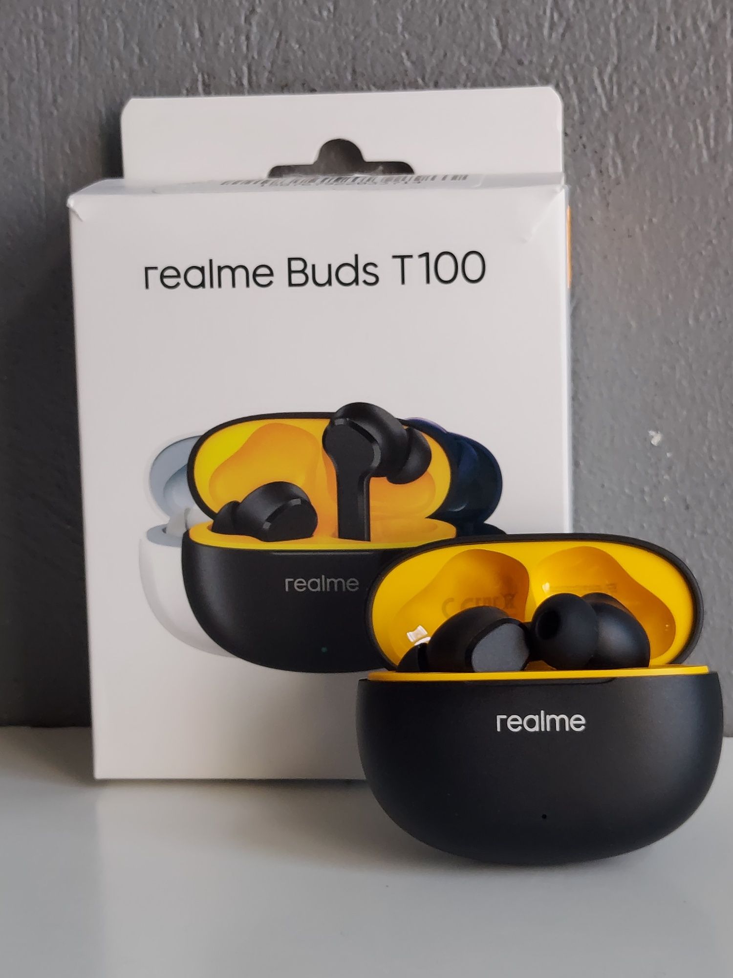 Słuchawki douszne bezprzewodowe REALME buds T100 Nowe