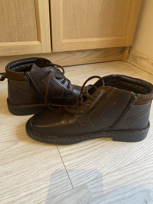 Trzewiki skorzane firmy go soft