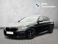 BMW Seria 5 530d MPak Grzane Fotele Przód/Tył i Kierownica Tempomat ACC Skrętna Oś