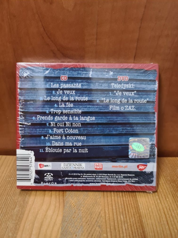 Zaz płyta CD i DVD nowa w folii Edycja specjalna