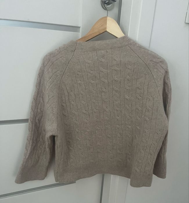 Sweter w jodełkę Massimo Dutti