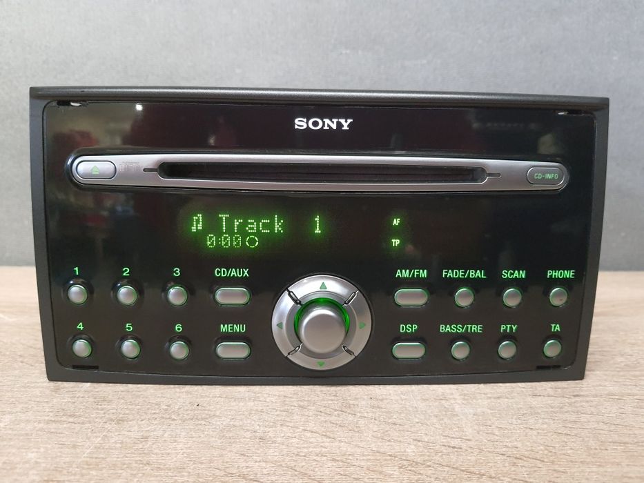 Radio samochodowe Ford SONY CD MP3 AUX Focus S-MAX, C-MAX Fiesta + kod