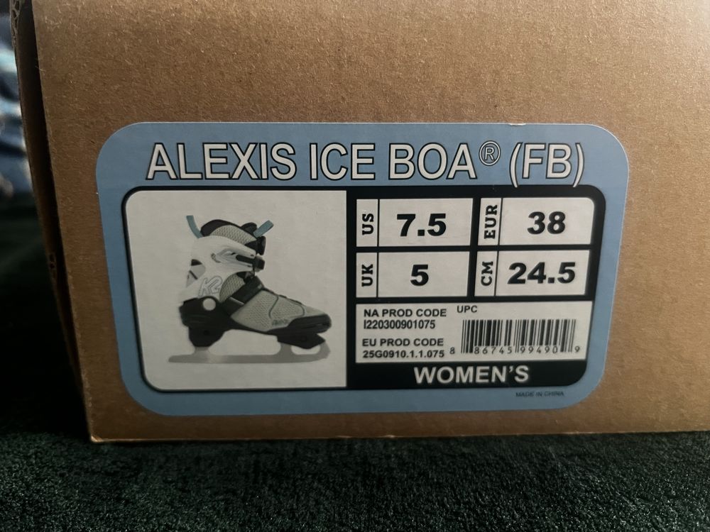Łyżwy K2 Alexis Speed Ice Boa 2024 rozmiar 38 nowe