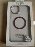 Etui Guess do iPhone 14 Plus - MagSafe gold