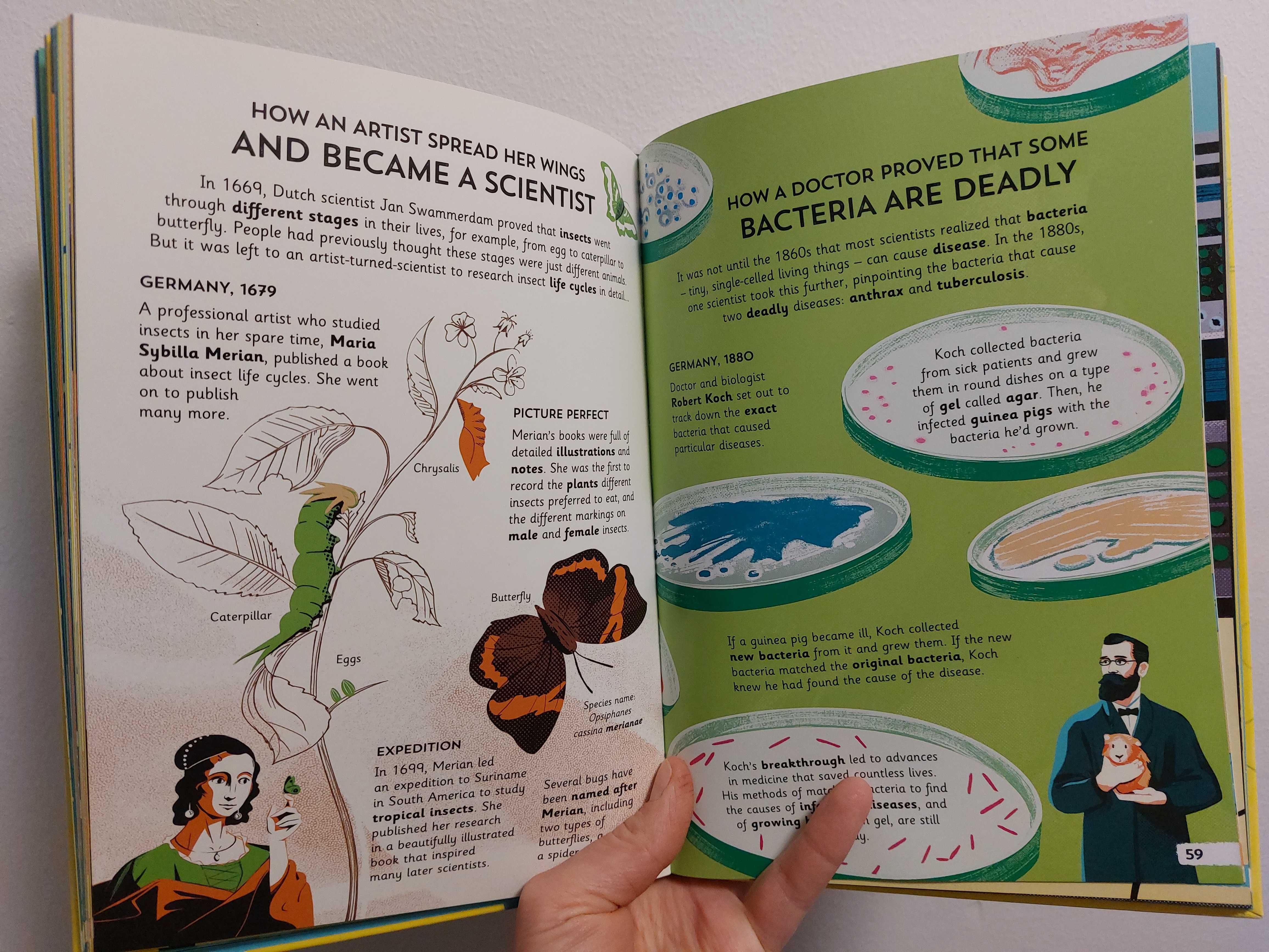 The amazing discoveries of 100 brilliant scientists - wyd. Usborne