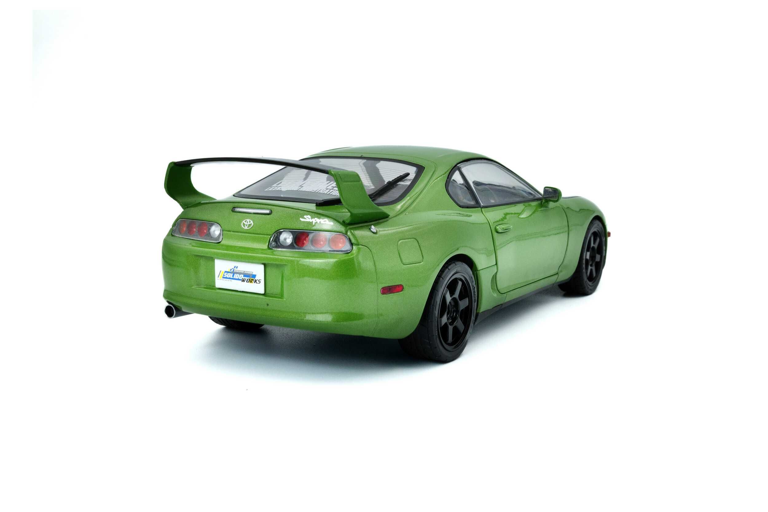 Toyota Supra Mk4 (A80) 1993 Green Solido 1:18