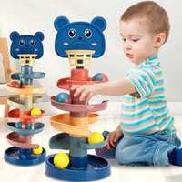 Tocząca się piłka Pile Tower wczesna edukacja zabawka dla niemowląt