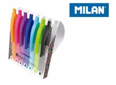 Długopis P1 Mini Colours 7szt. w etui MILAN