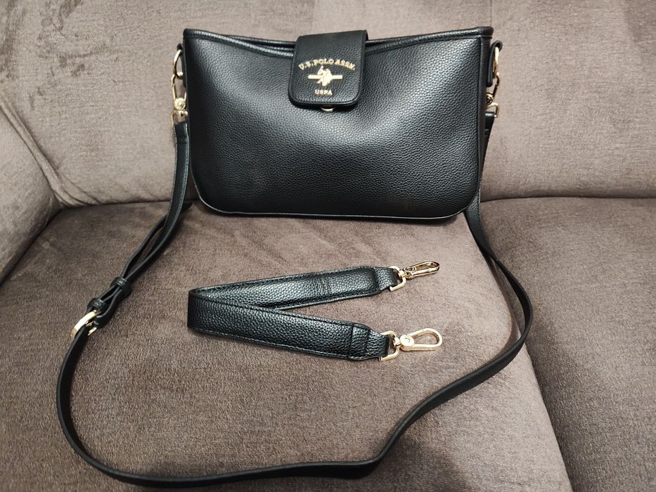 Torebka czarna US Polo Assn NOWA