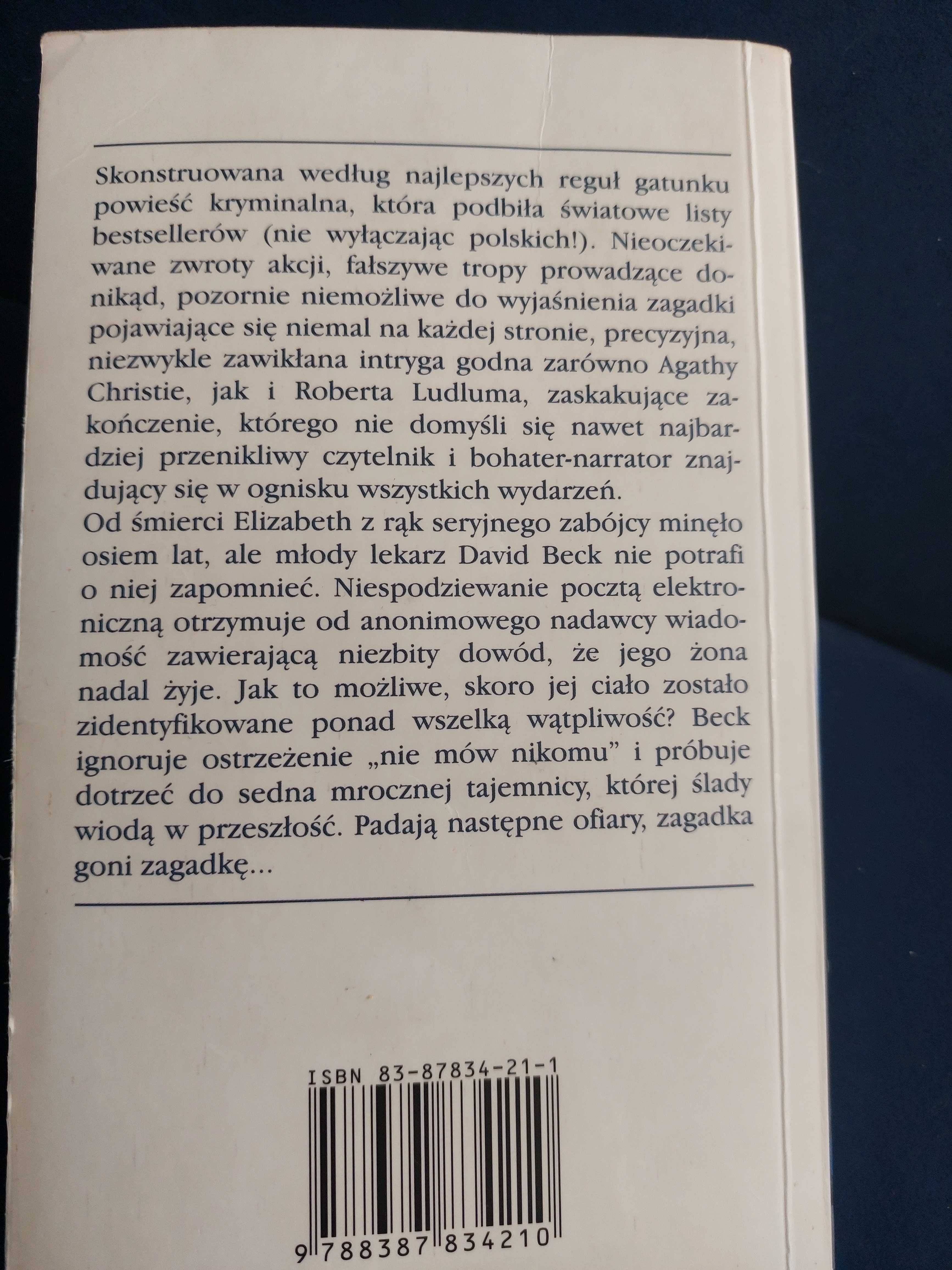 Książka " Nie mów nikomu " Harlan Coben