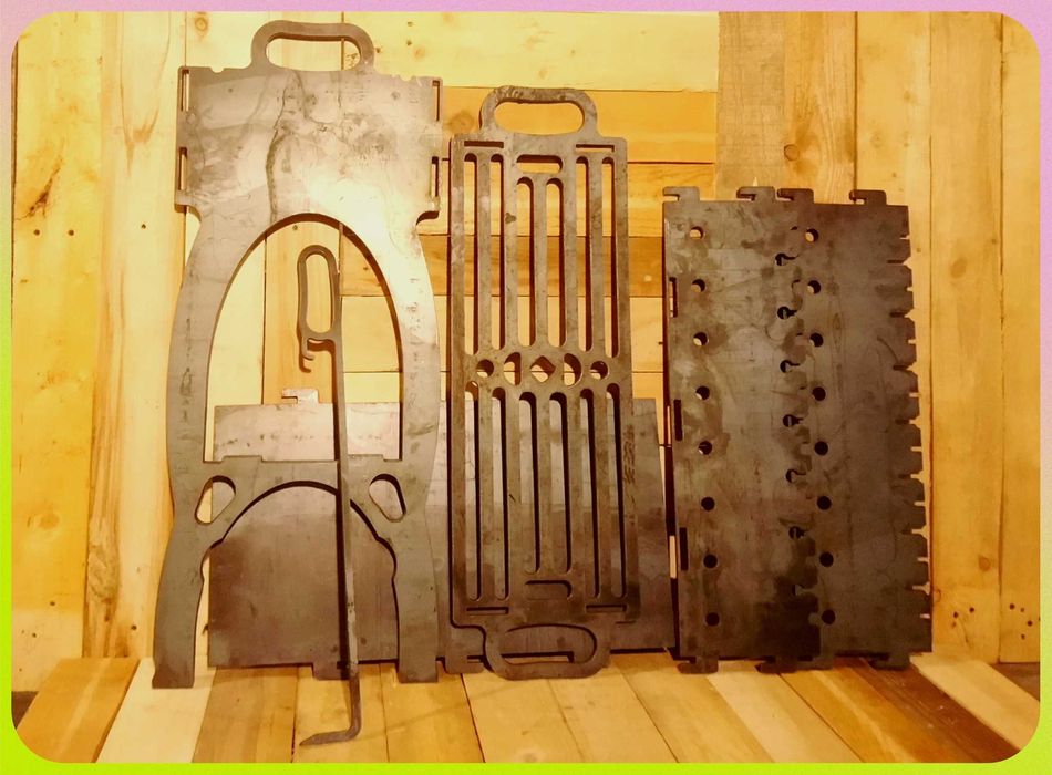 Мангал Разборной, Сталь - 6мм толщина ! Разборной. Н=820мм высотой