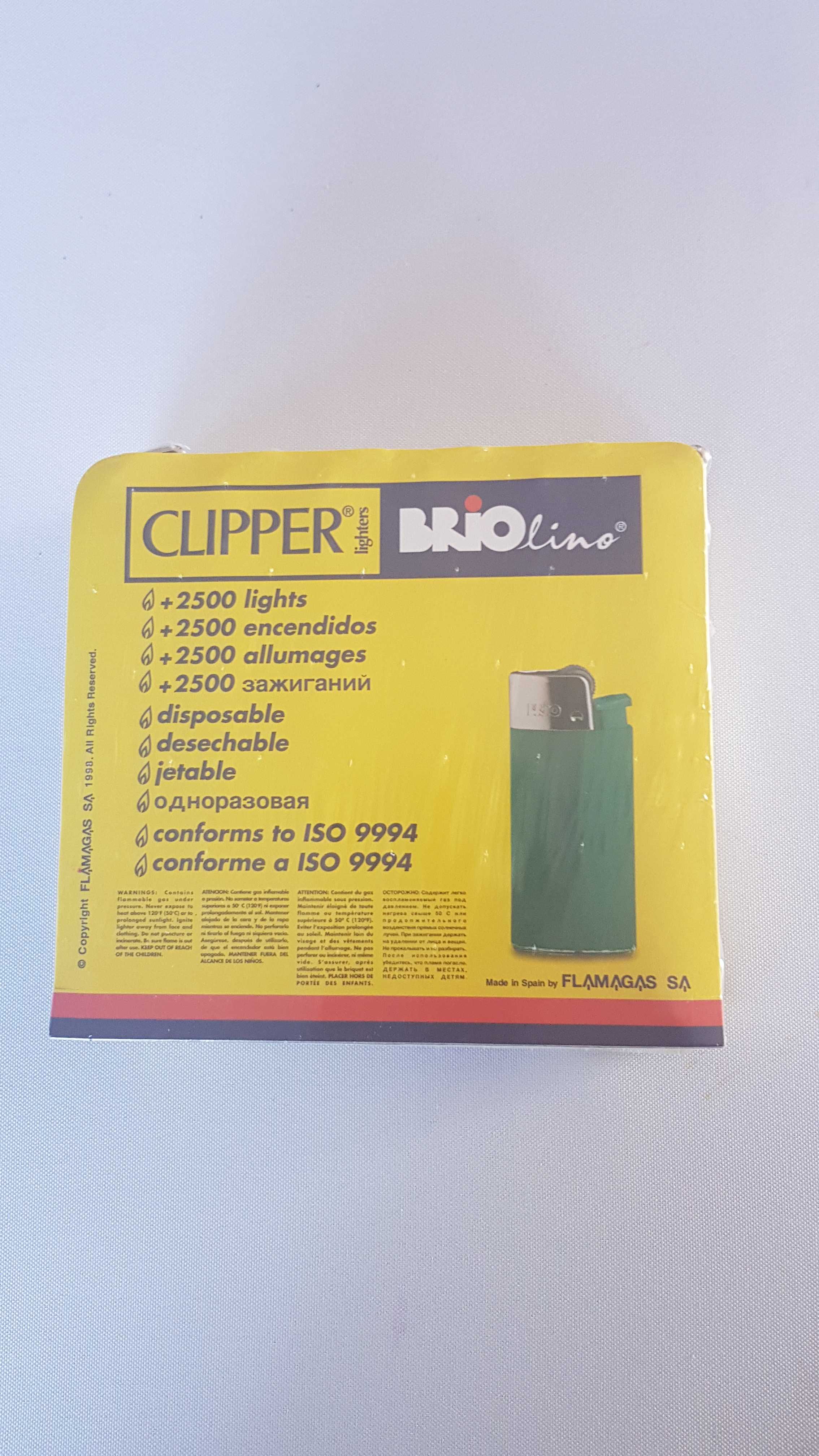 Zapalniczki Clipper Brio line 48szt!