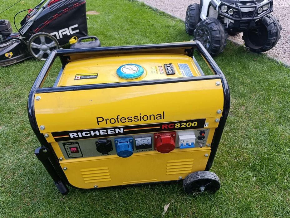Agregat prądotwórczy richeen 8200 4.2kw prawie nowy.