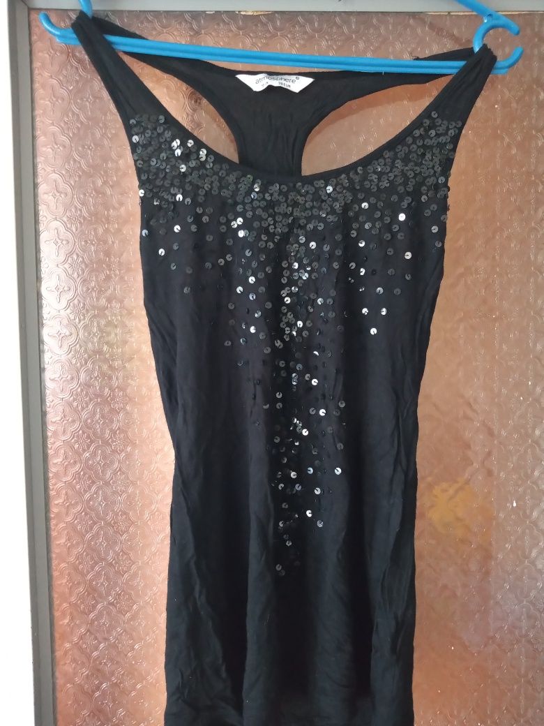 T-shirt, top czarny. Rozmiar M