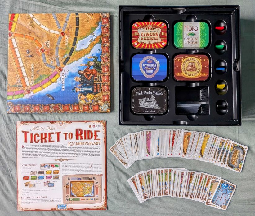 Wsiąść do Pociągu / Ticket to Ride: 10th Anniversary Edition, UNIKAT!