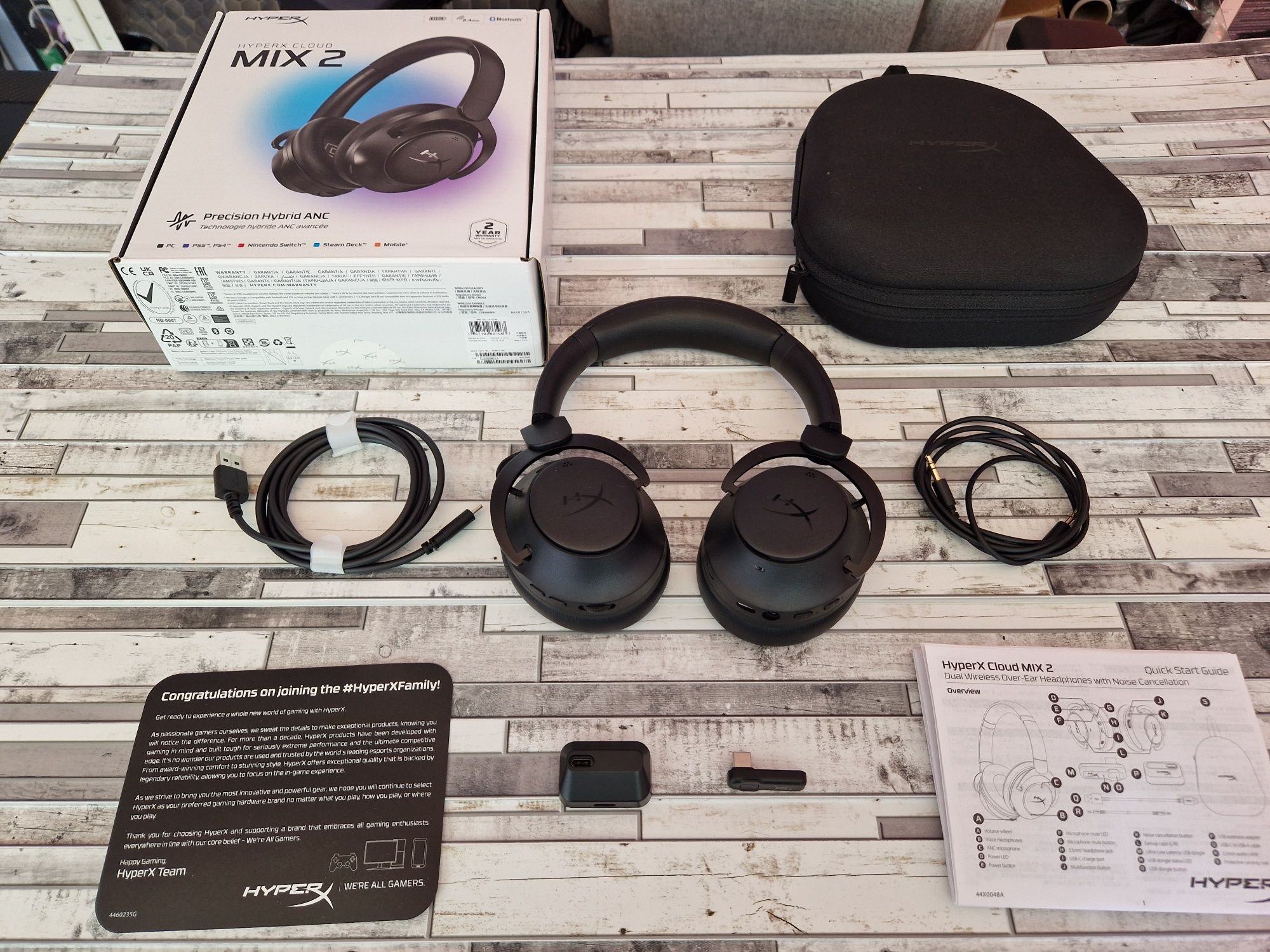 HyperX Cloud Mix 2 - rewelacyjne słuchawki bezprzewodowe / JAK NOWE