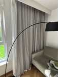zaslony ikea, 4 szt., wzor w pepitkę, dlugosc 255 cm