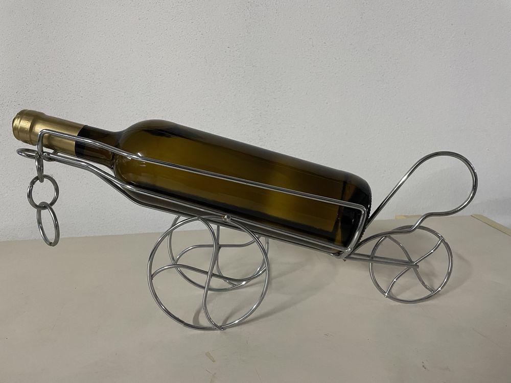 Suporte metalico garrafa de vinho