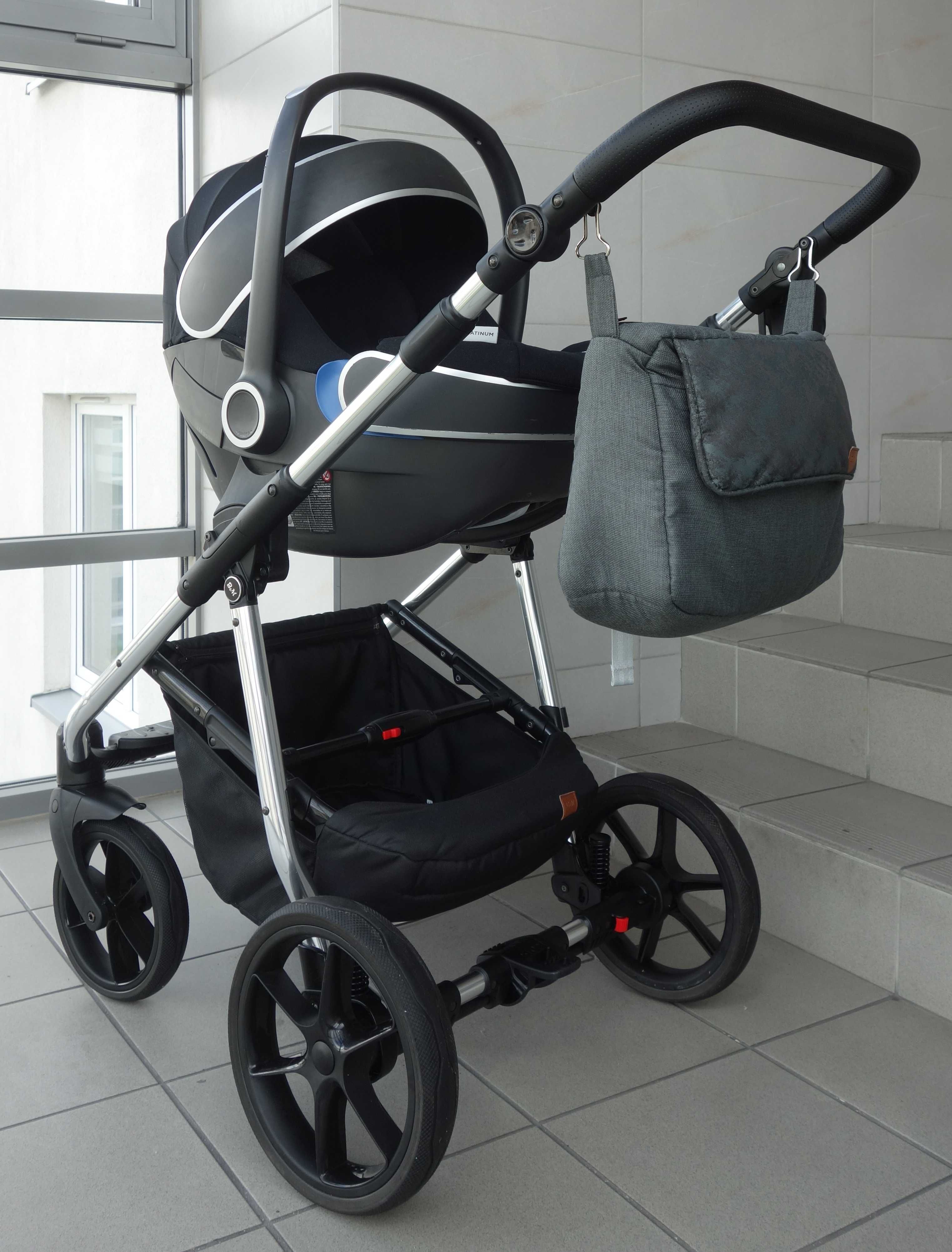 3w1 wózek Baby Merc z fotelikiem GB