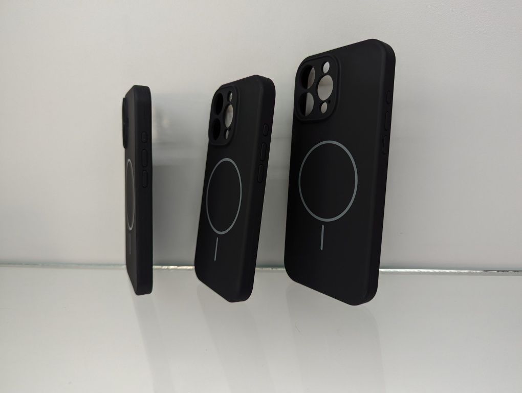 Iphone 16 Pro Max MagSafe Противоударный чехол Софт Тач мікрофібра