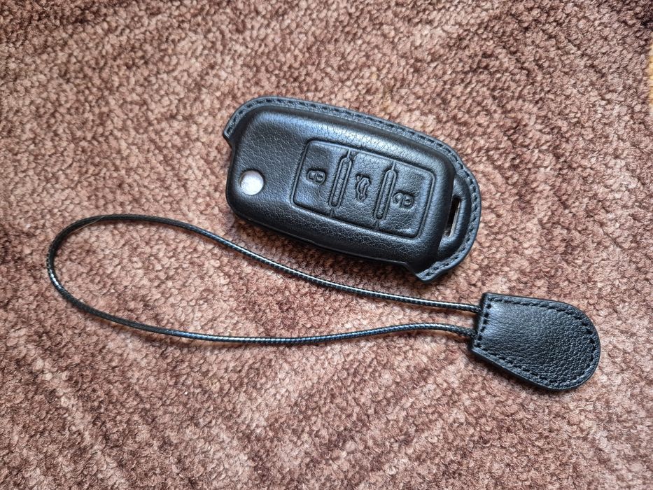 Etui na kluczyk VW Skoda skóra naturalna