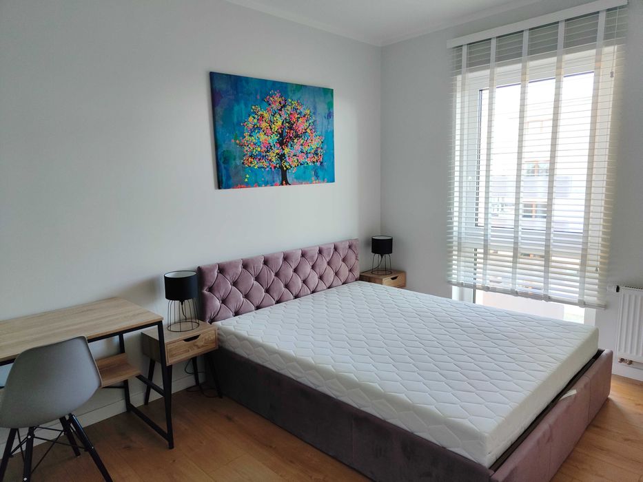 Mieszkanie 51m  2pokoje aneks łazienka balkon, teren zamknięty parking