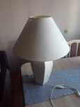 Lampa nocna kremowa