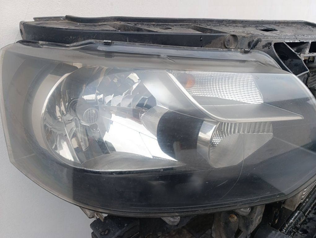 Kompletny przód VW t5 lift biały LB9A maska zderzak lampy pas przedni