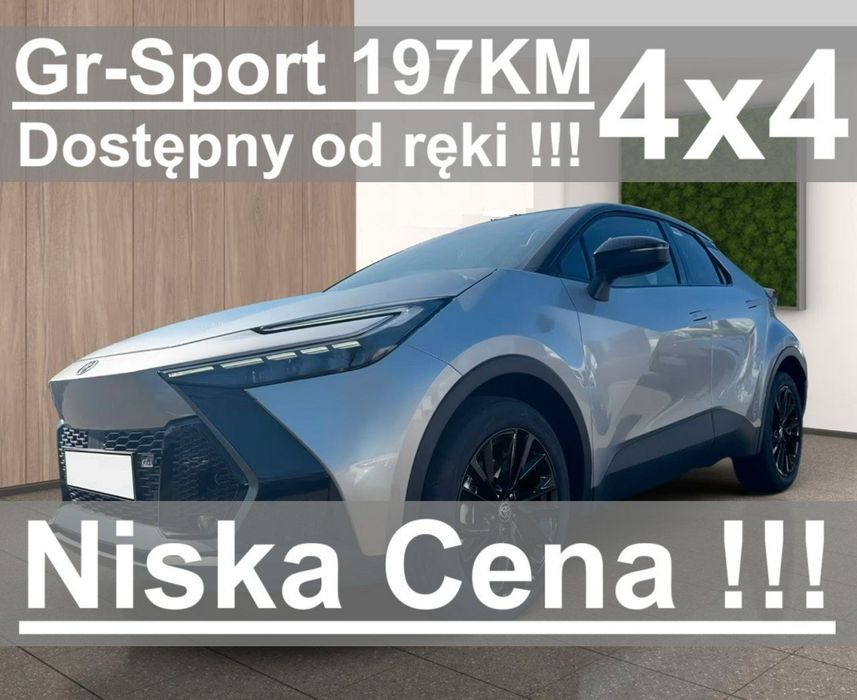 Toyota C-HR Nowa Hybryda 197KM GR Sport Niska Cena Dostępny od ręki 1909 zł