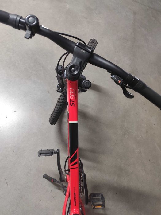 Bicicleta Rockrider St 900 24 polegadas Criança 9-12 Anos vermelho