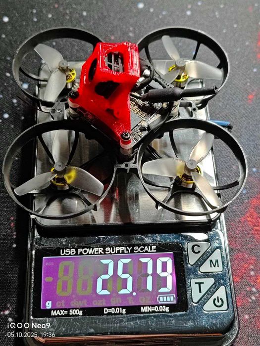 Квадрокоптер BETAFPV Meteor75 пропы 40мм с DJI O4 линза от DJI O3