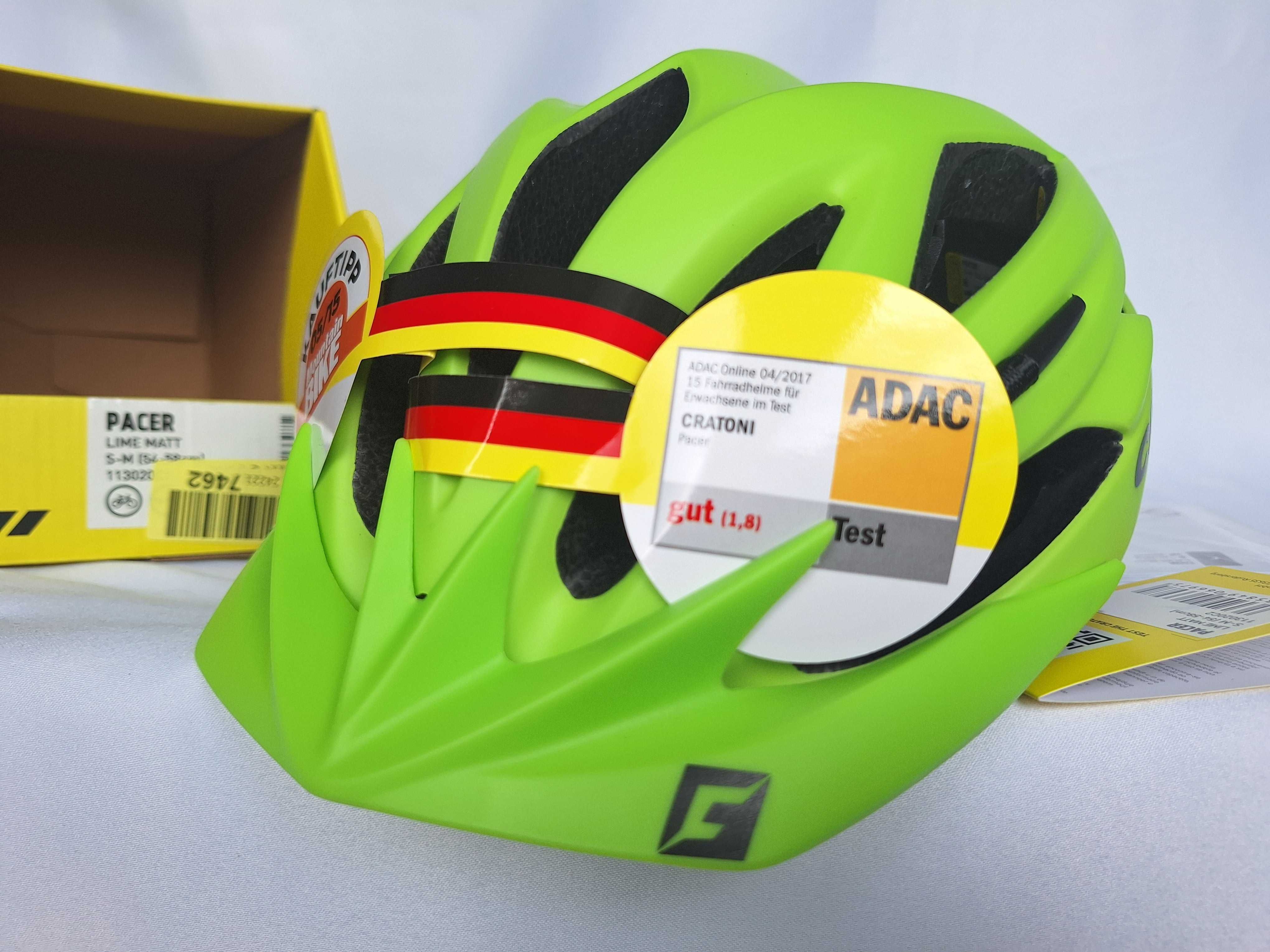 Kask rowerowy Cratoni Pacer Lime Matt S/M 54-58cm