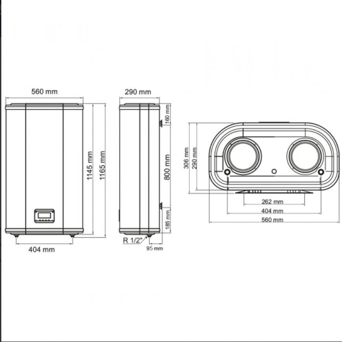Бойлер/водонагрівач Arti WH FLAT M 100L/2