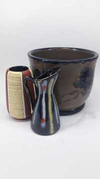 Stara ceramika wazony osłonka Jasba, Eckardt & Engler Design Vintage