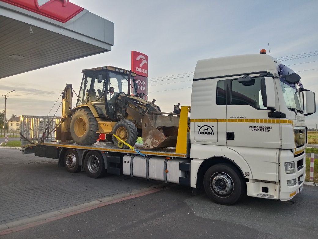 Autolaweta Transpor do 12t ciągników , maszyn rolniczych , itp.