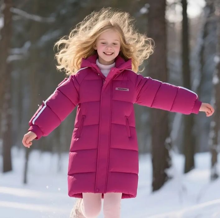 Куртка на дівчинку зима