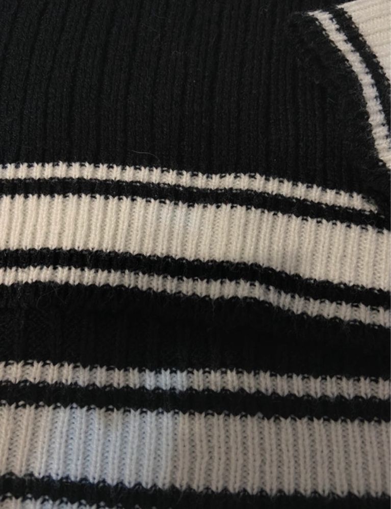 sweterek sweter szyty typu V vintage