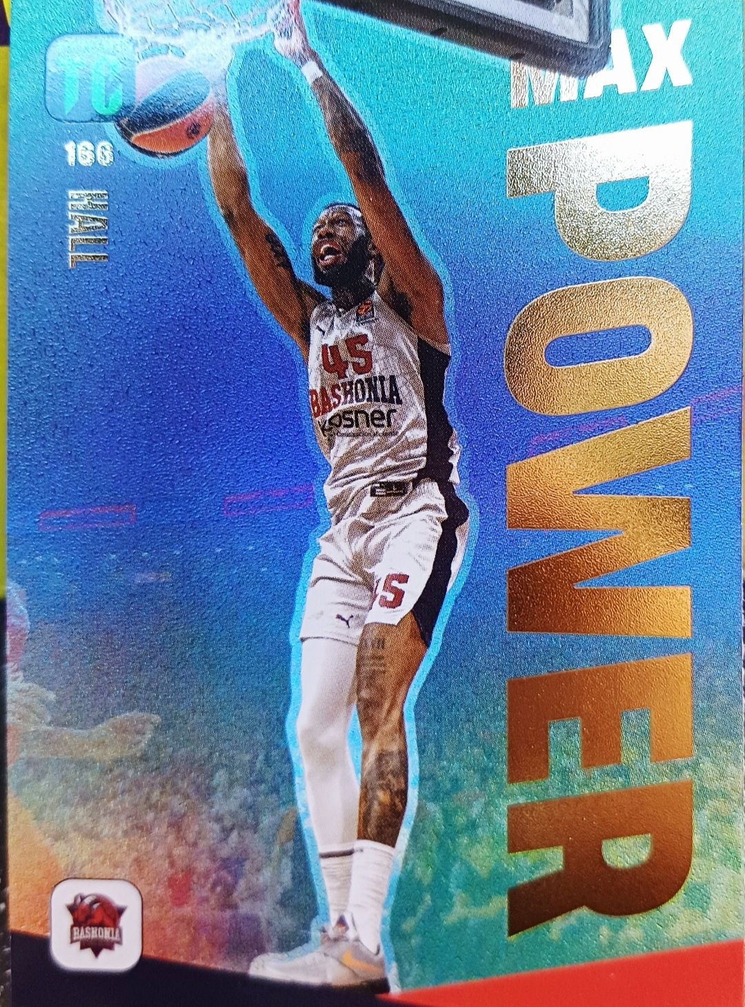 Karta kolekcjonerska Top Class Panini Pure Basketball nr 166 Max Power